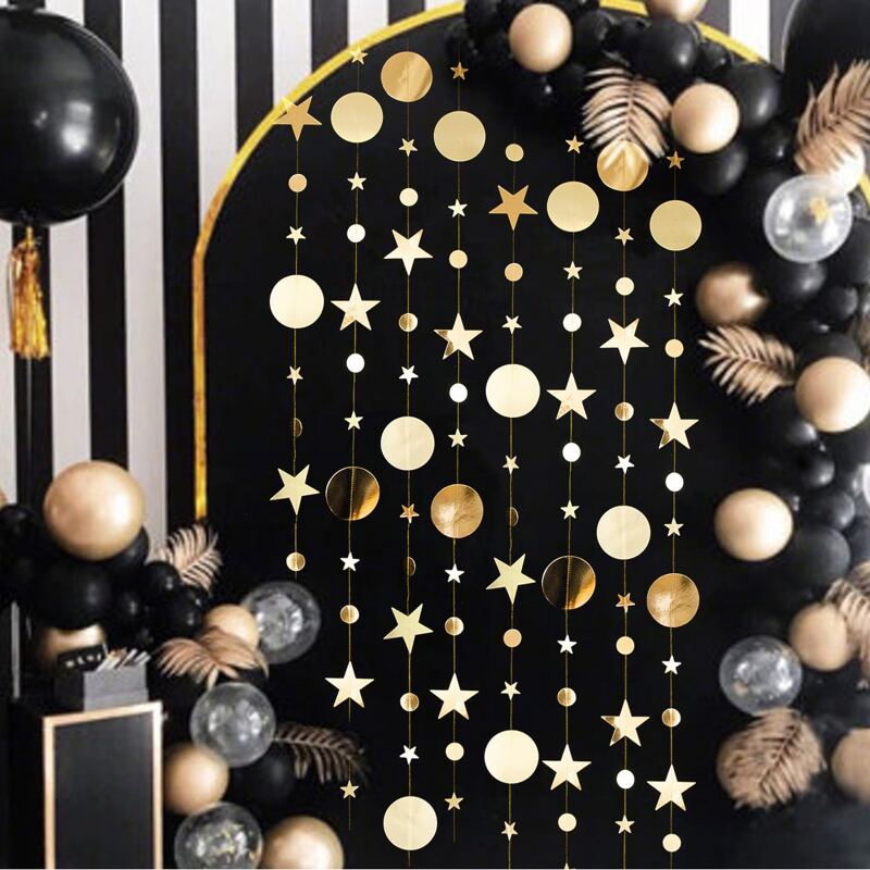 

1pc Star Decor Pull Flag, Multicolor