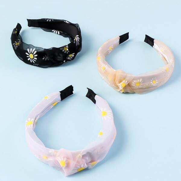 

Katy Perry's Picks 3pcs Daisy Pattern Hair Hoop, Multicolor