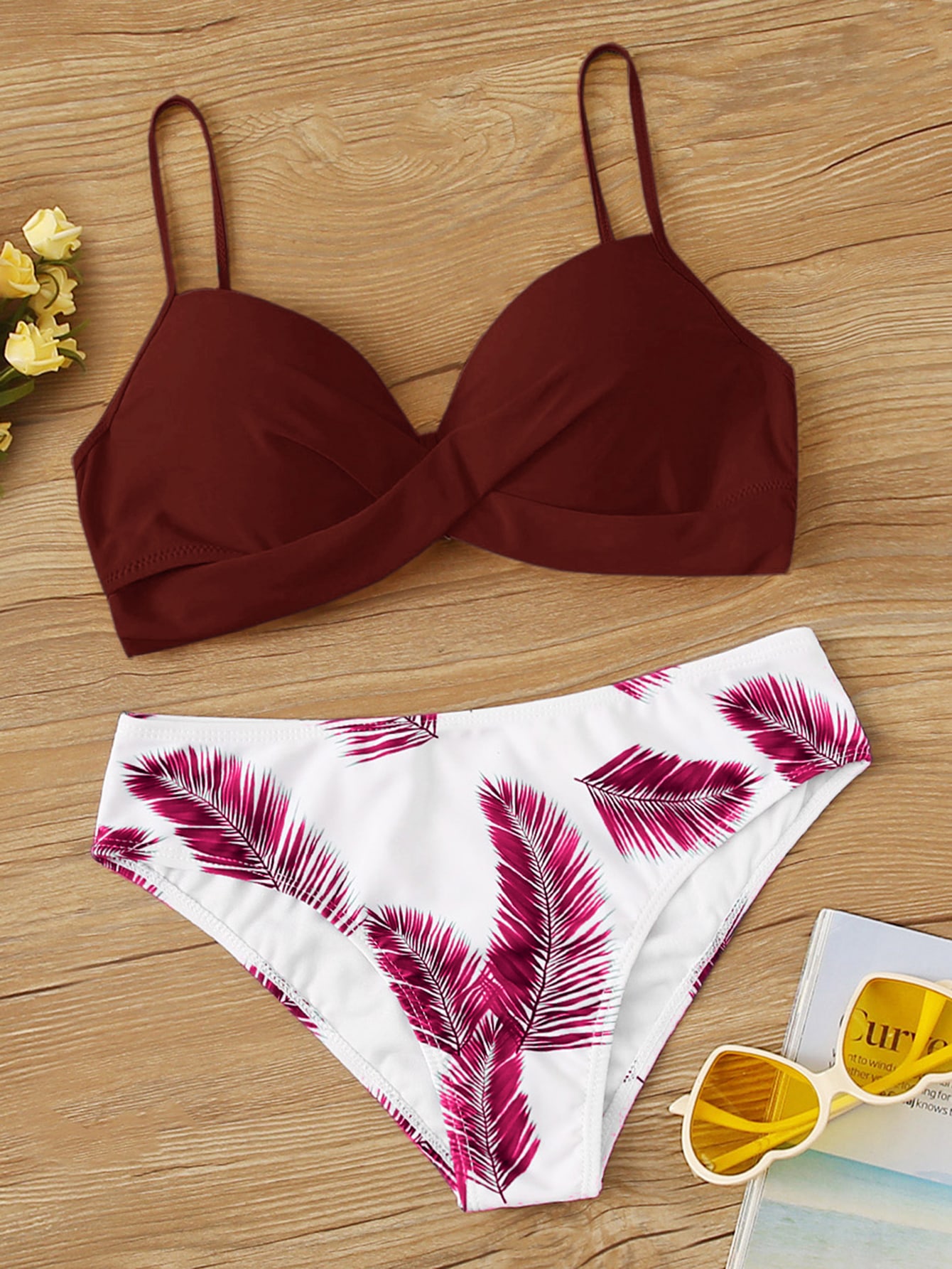 Tropical Twist Underwire Bikini Swimsuit thumbnail