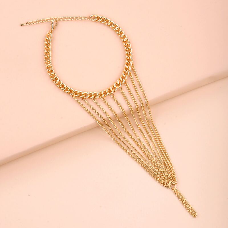 

Chain Ankle With Toe Ring, Gold