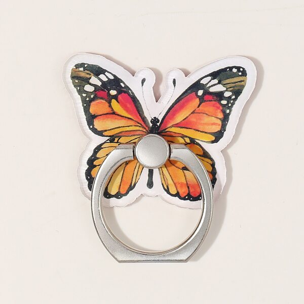 

Butterfly Decor Phone Ring, Multicolor