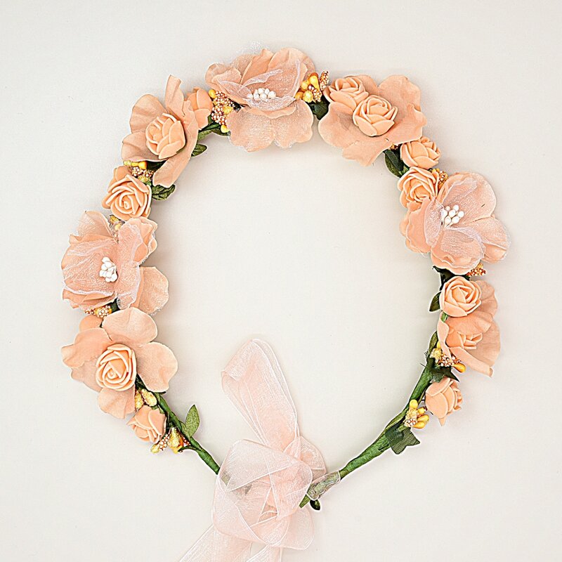 

Flower Decor Hair Accessory, Orange