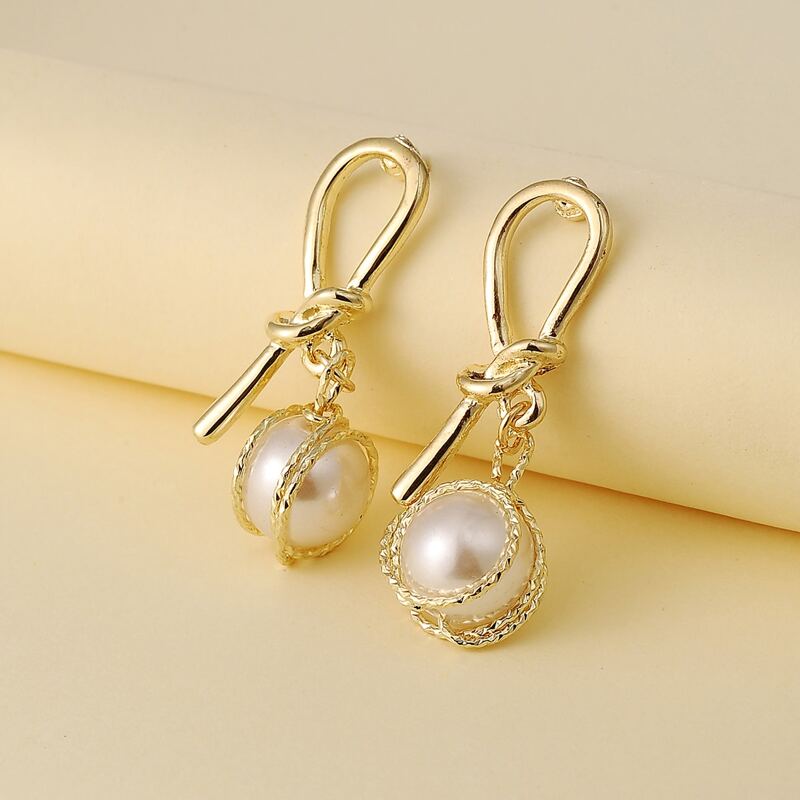 

Faux Pearl Earrings, Multicolor
