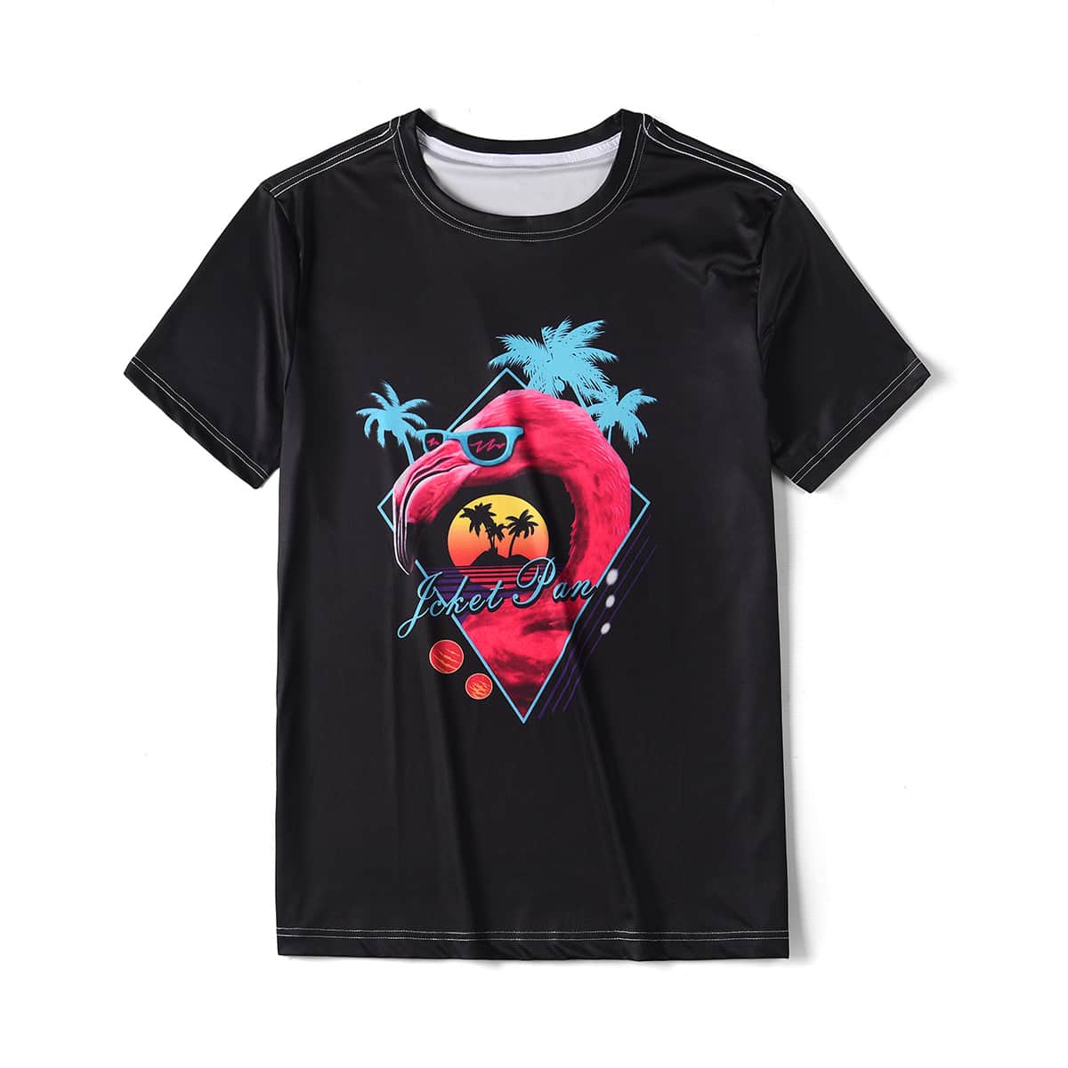 

Guys Graphic Print Tee, Black