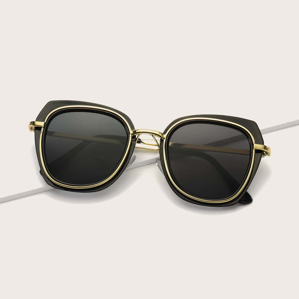 

Acrylic Frame Sunglasses, Black