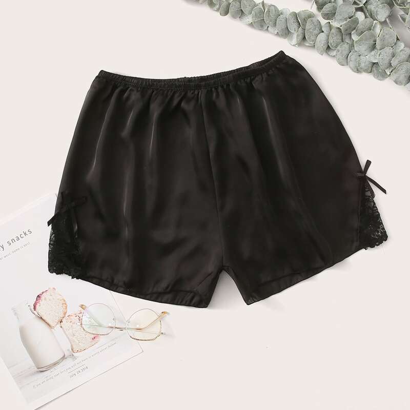 

Solid Sleep Shorts, Black
