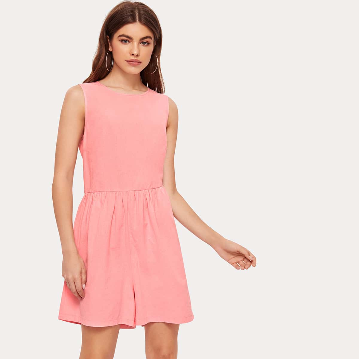 

Pink Tank Romper