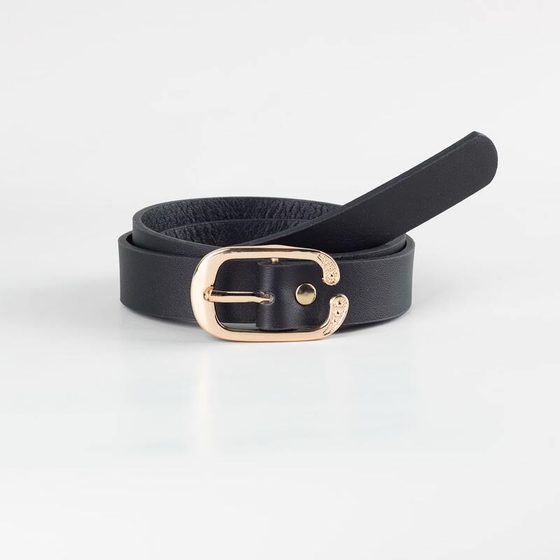 

Metal Buckle Belt, Black