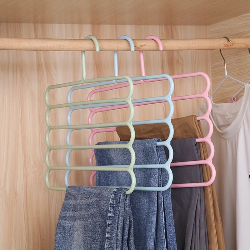 

1pc Multi-layer Clothes Hanger, Multicolor