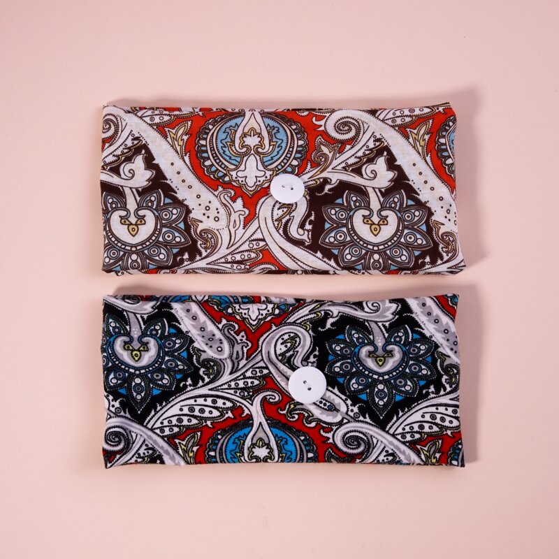 

2pcs Paisley Pattern Headband, Multicolor