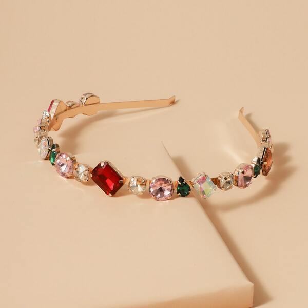 

Gemstone Decor Hair Hoop, Gold