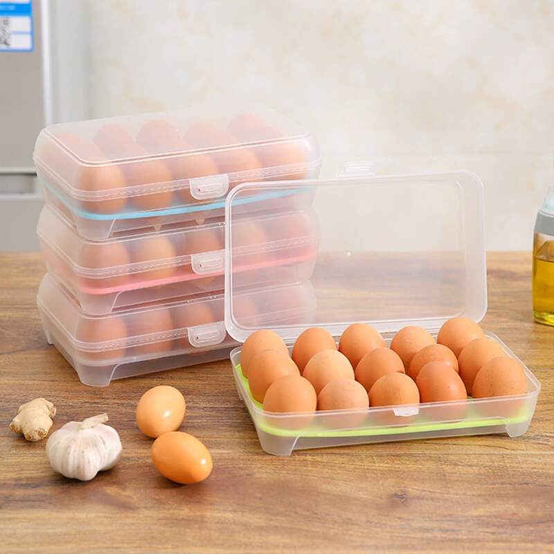 

1pc Egg Storage Box, Multicolor