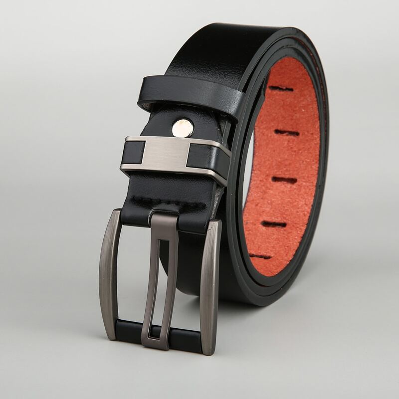 

Guys Metal Buckle Belt, Black