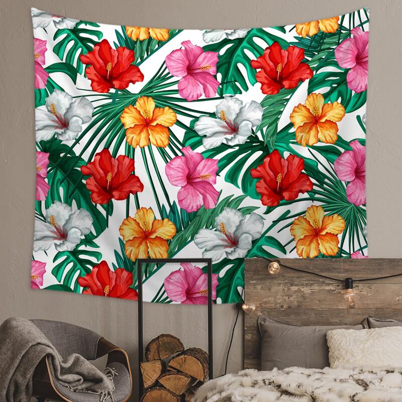 

Flower Print Tapestry, Multicolor
