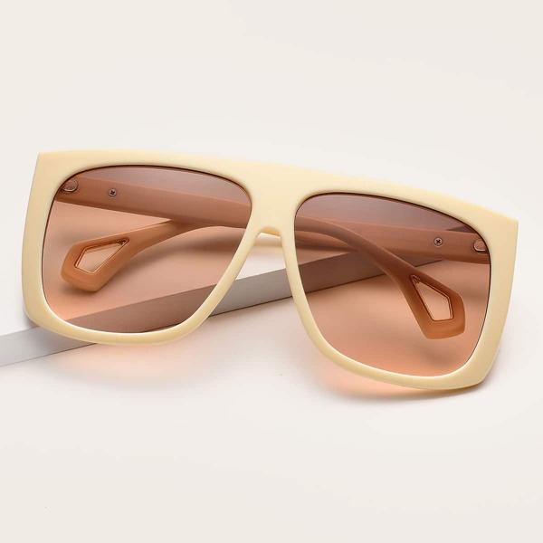 

Acrylic Frame Sunglasses, Brown