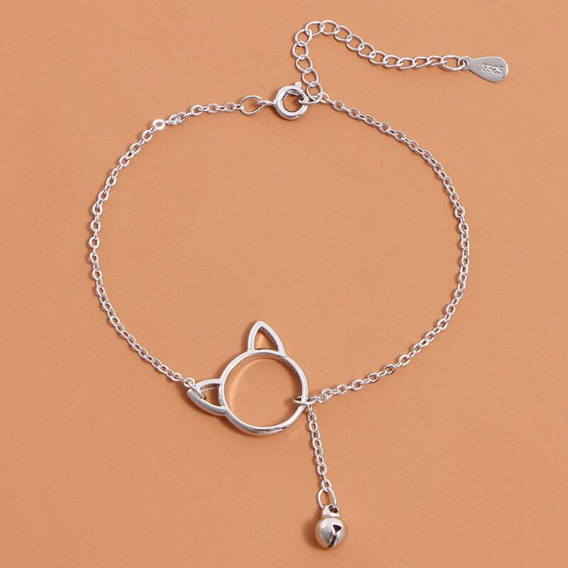 

Bell Chain Bracelet, Silver
