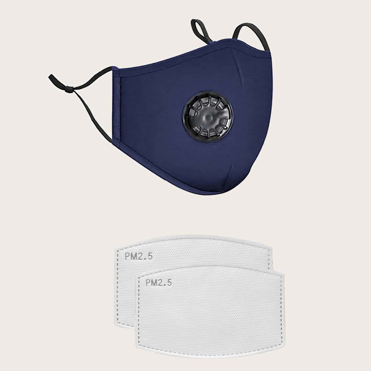 

Guys Breathing Valve Mask With 2 Filters, Blue