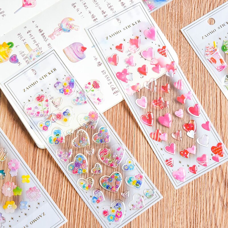 

2sheets Cartoon Random Sticker, Multicolor