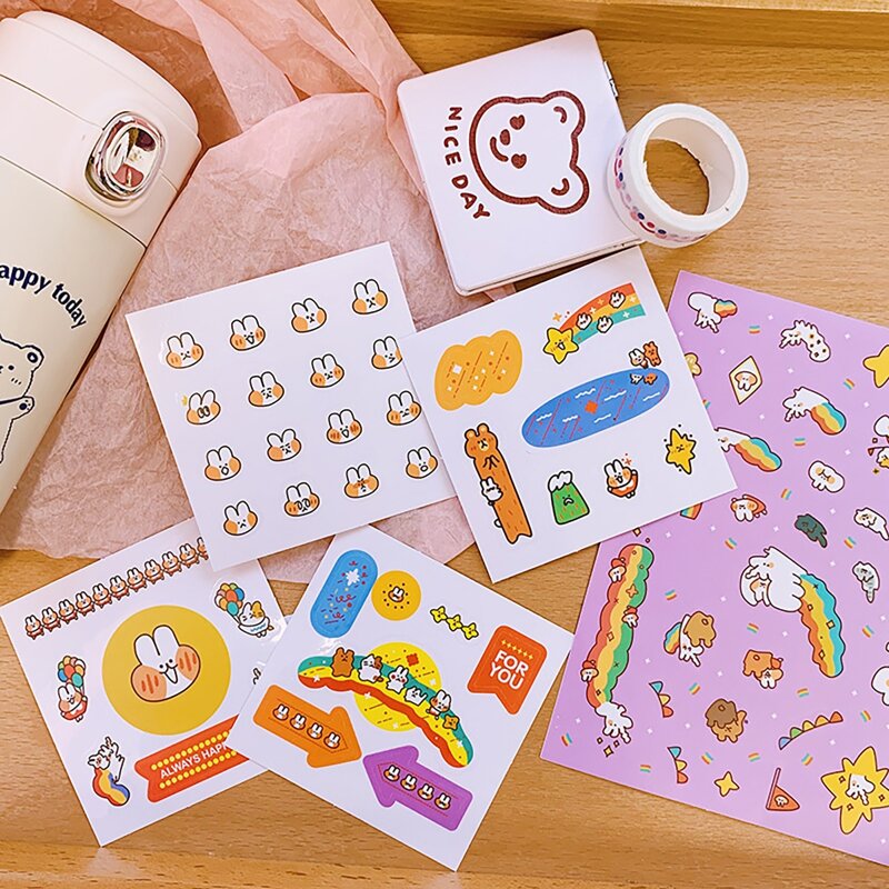 

Cartoon Hand Account Sticker, Multicolor