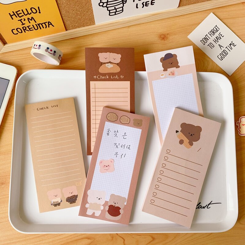 

50sheets Cartoon Random Sticky Note, Multicolor