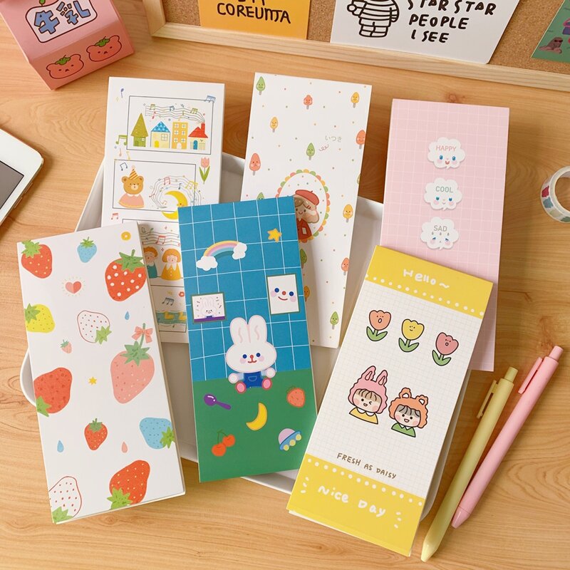 

40sheets Cartoon Random Sticky Note, Multicolor