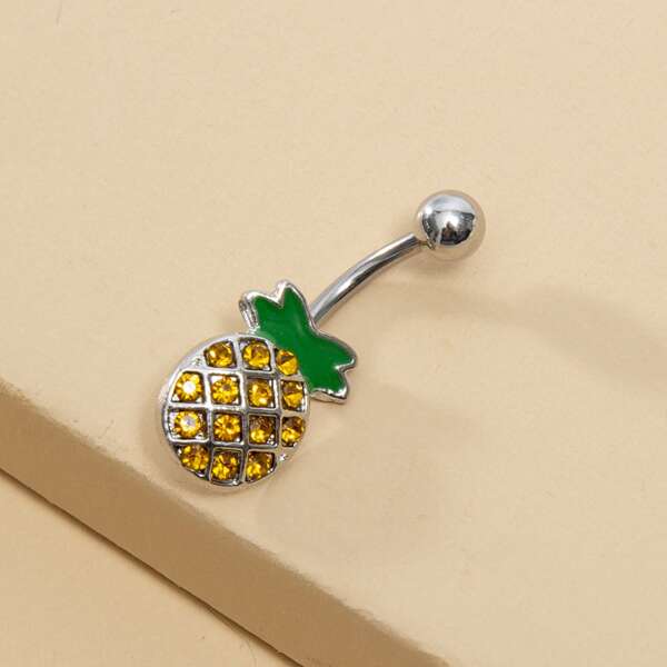 

Pineapple Decor Layered Anklet, Multicolor