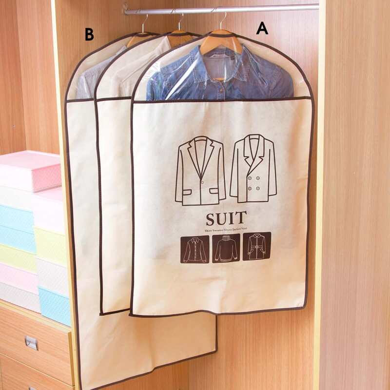 

1pc Clothes Dust Cover, Grey
