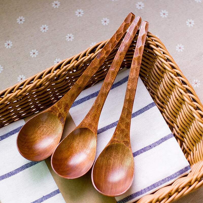 

1pc Wooden Spoon, Brown
