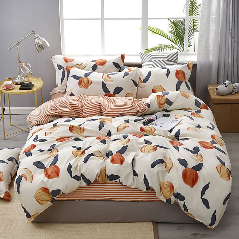 

Fruit Print Bedding Sets Without Filler, Multicolor