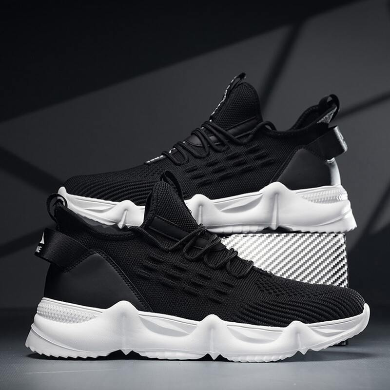 

Guys Lace-up Front Wide Fit Sneakers, Black