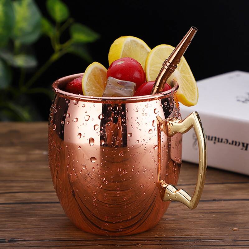 

1pc Stainless Steel Cup, Gold