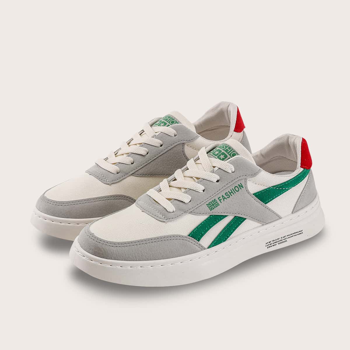 

Guys Lace-up Front Canvas Shoes, Grey