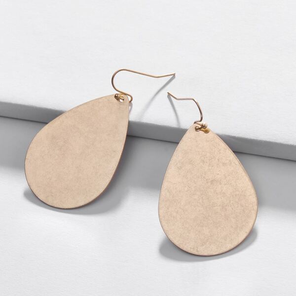 

Water Drop Earrings, Gold