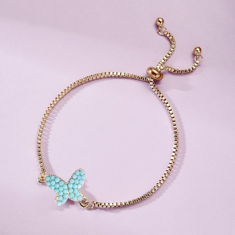 

Butterfly Decor Bracelet, Gold