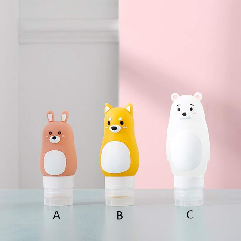 

1pc Cartoon Travel Bottling, Multicolor