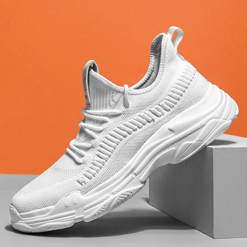 

Guys Lace-up Front Low Top Sneakers, White