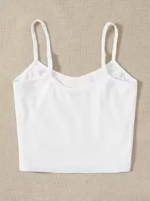 Muchica Floral and Graphic Print Cami Top - White - View 2