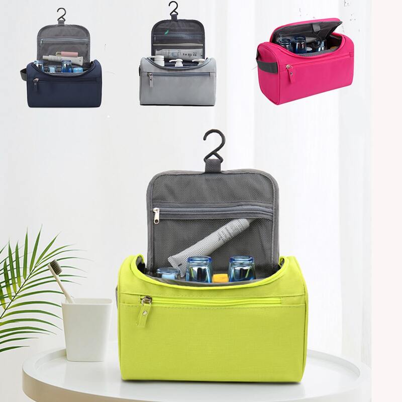 

1pc Solid Travel Storage Bag, Multicolor