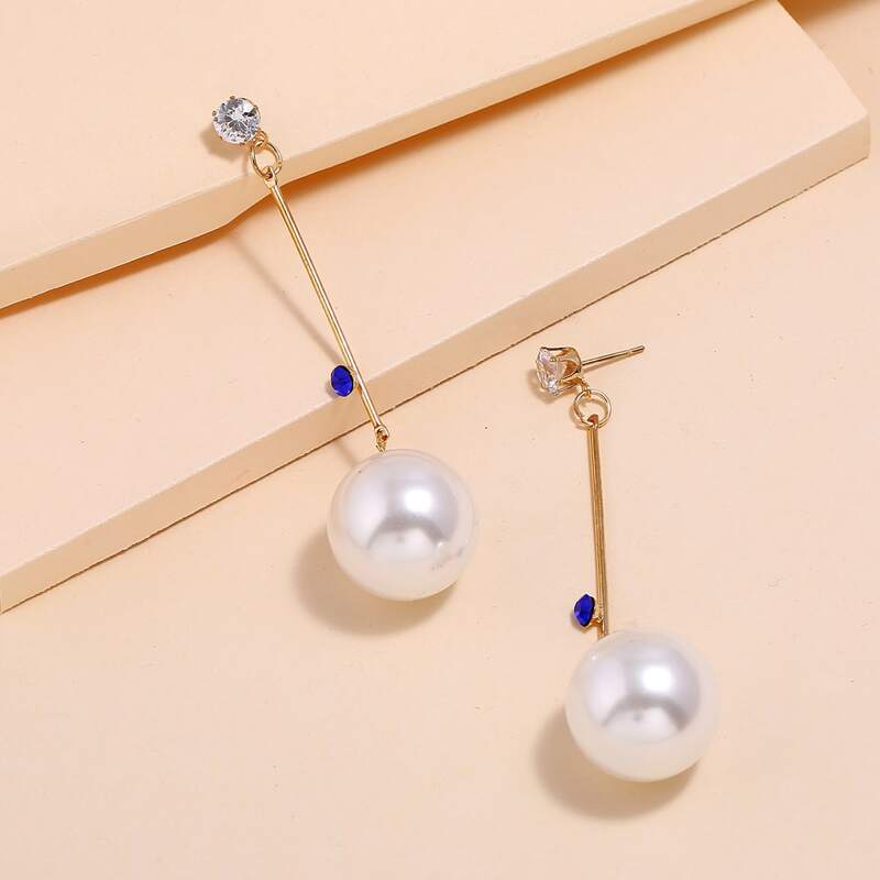 

Faux Pearl Decor Drop Earrings, Multicolor