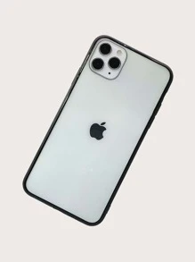 Contrast Frame Case Compatible With iPhone - Clear - View 2