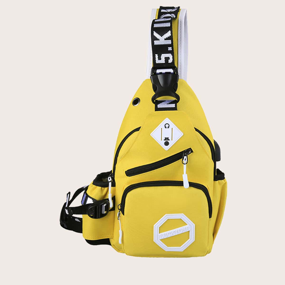 

Guys Letter Graphic Fanny Pack, Yellow