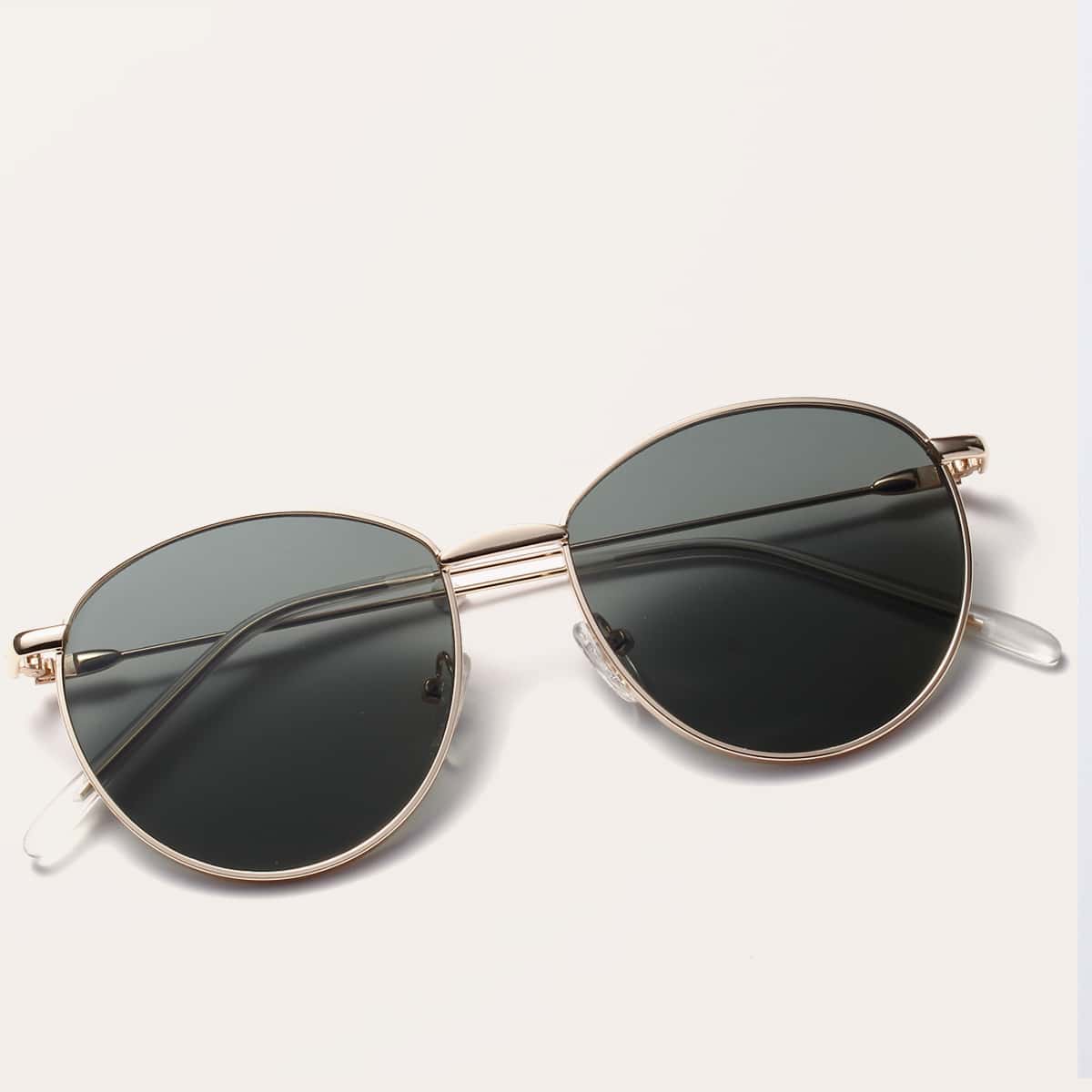 

Metal Frame Sunglasses, Black