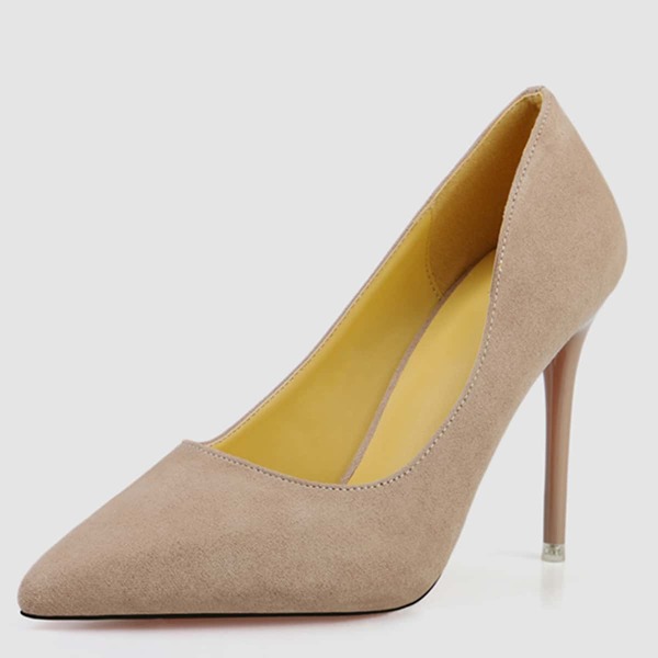 

Point Toe Suede Pumps