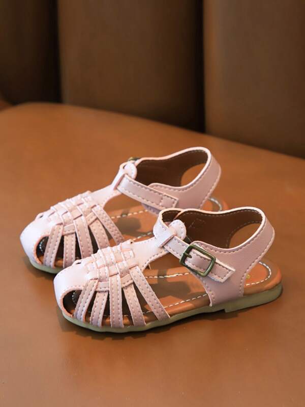 girls caged sandals