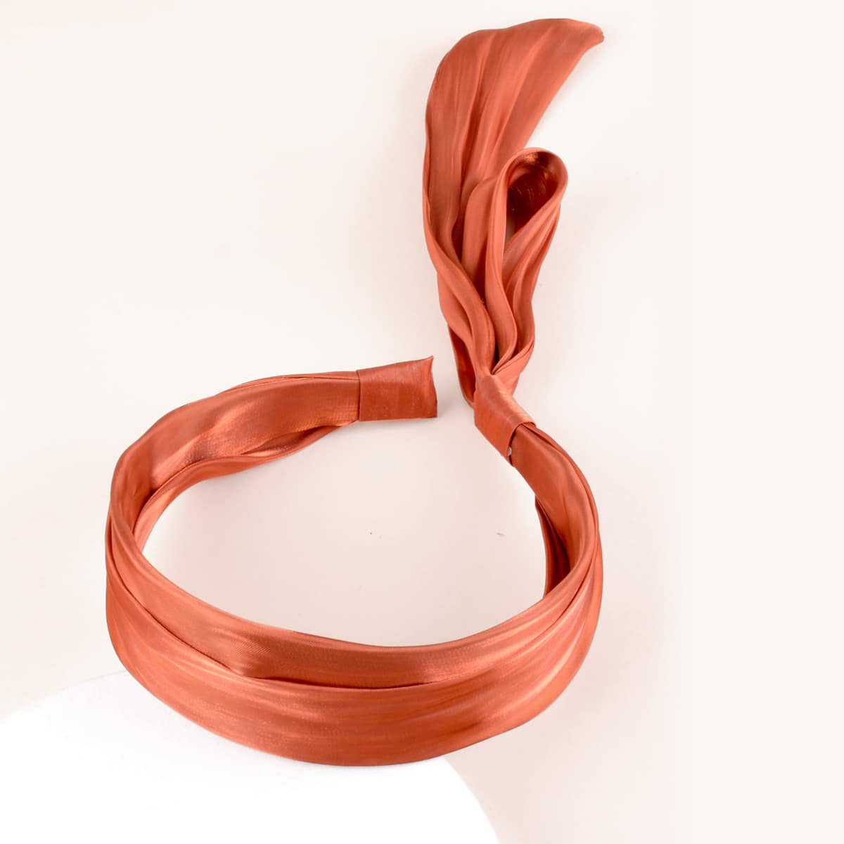 

Plain Satin Hair Hoop, Orange