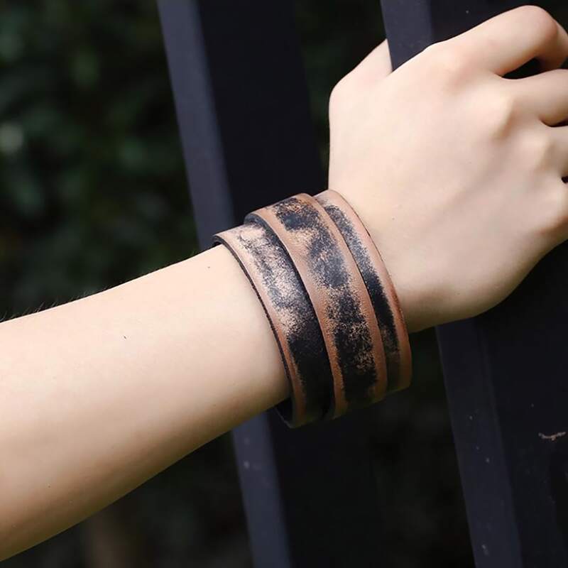 

Guys Simple Bracelet, Brown