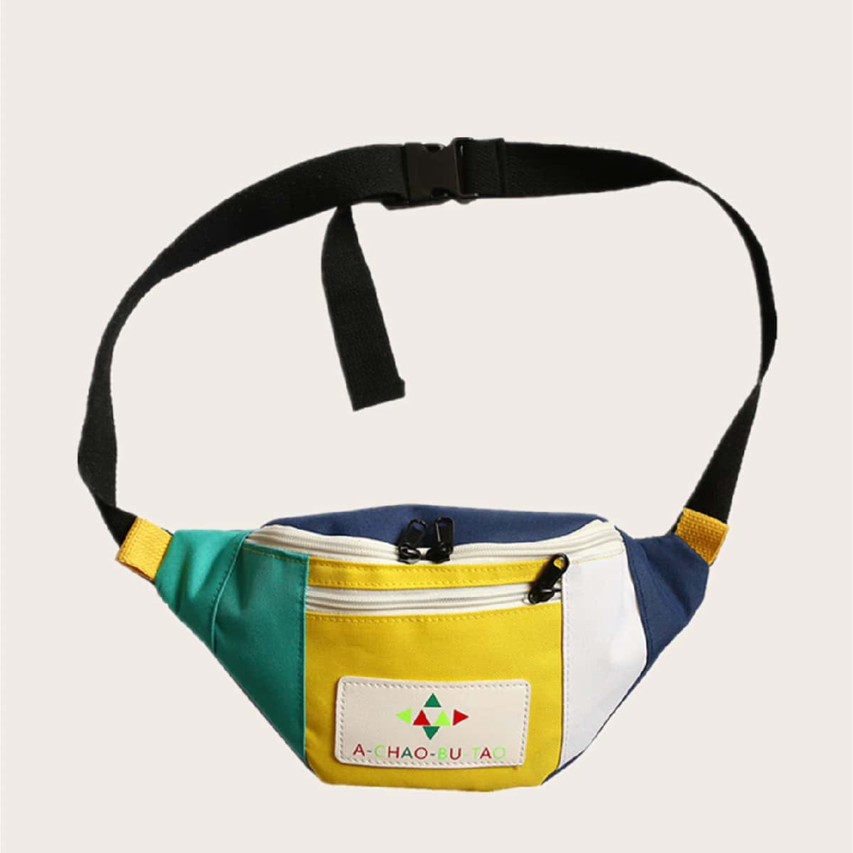 

Color Block Fanny Pack, Multicolor