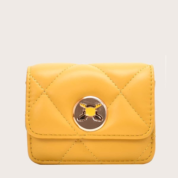 

Сумка через плечо с застежкой, Жёлтые