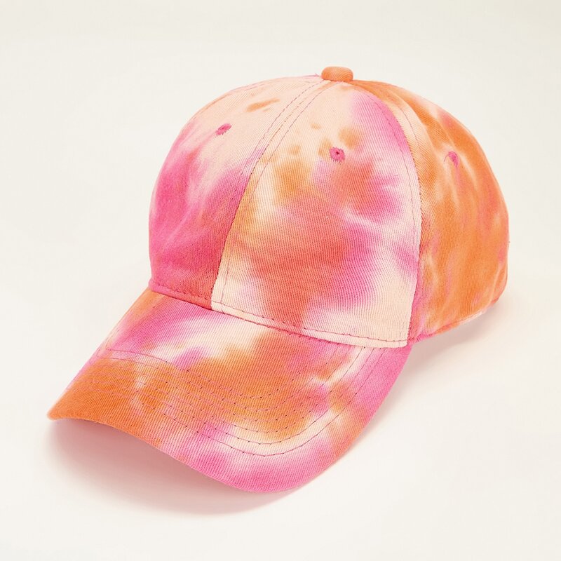 

Tie Dye Pattern Baseball Cap, Multicolor