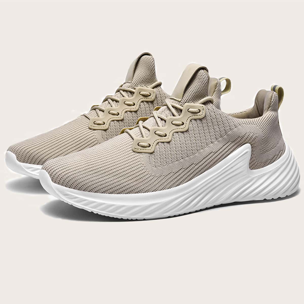 

Guys Minimalist Lace-up Front Sneakers, Grey